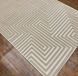 Ковровая дорожка в скандинавском стиле OKSI лабіринт Beige - 80см