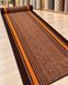 Килимова доріжка Saba дарничанка Коричнева - 80см
