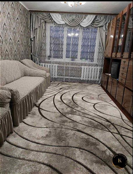 Ковровая дорожка с 3D рисунком Fashion Beige - 80см