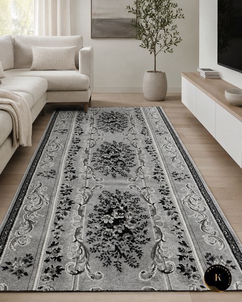 Ковровая дорожка Naomi Классика Grey - 80см